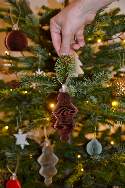 4-Piece Christmas Ornament Set NEW