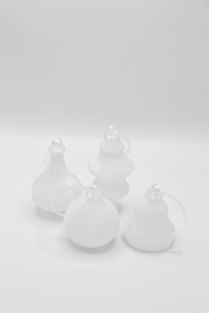 4-Piece Christmas Ornament Set NEW